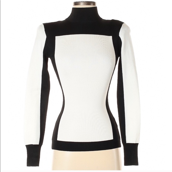 Balmain Sweaters - H&M x Balmain white and black sweater